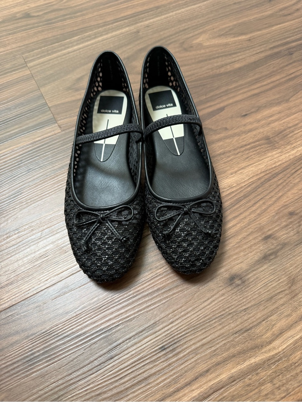 Dolce Vita Carin Raffia Ballet Flats - Picture 2 of 4